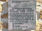 Plaque des familles souches de la paroisse Saint-Pierre-de-l'Île-d'Orléans