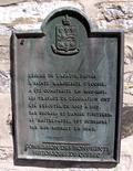 Plaque de l'église de Sainte-Marguerite-de-Blairfindie. Vue avant