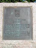 Plaque de Guillaume Pelletier. Vue avant