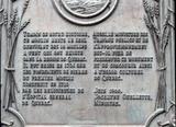 Plaque du moulin à vent de l'Hôpital-Général-de-Québec. Vue avant