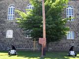 Plaque du camp de "Burton's Redoubt". Vue d'ensemble