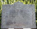 Plaque de Wolfe sur l'île d'Orléans. Vue avant