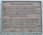 Plaque de Pehr Kalm. Vue avant