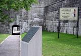 Plaque des fortifications de Québec. Vue d'ensemble