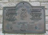 Plaque du centenaire de la municipalité d'Aylmer. Vue avant