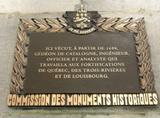 Plaque de Gédéon de Catalogne. Vue avant