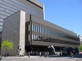 Palais de justice de Montréal. Vue avant