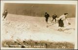Ski alpin dans la MRC des Laurentides. Ste-Agathe-des-Monts, Canada
