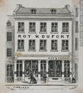 Roy et frère. Gravure de la facade