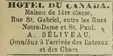 Hudon et Béliveau. Publicité