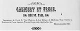 C. Galibert et Frère. Publicité