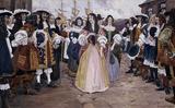 L'arrivée des jeunes filles françaises à Québec, 1667 / Charles William Jefferys
