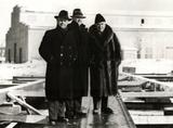 Les frères Ludger, Édouard et Joseph Simard (dans l'ordre de gauche à droite) - vers 1943