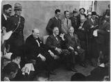 Deuxième conférence de Québec. Franklin D. Roosevelt et Winston Churchill pendant une conférence de presse à la deuxième conférence de Québec, à Québec, Canada.