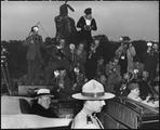 Deuxième conférence de Québec. Winston Churchill arrive à la conférence OCTAGON à Québec, Canada.