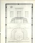 Plan de l'escalier du deuxième palais de l'Intendant. Anonyme, 1715.