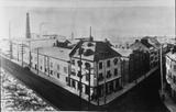 Vue de la brasserie Boswell à partir de la Côte du Palais, 1908. AVQ, N010952