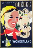 Couillard, Roger. La province de Québec; Winter Wonderland, Affiche, Roger Couillard
Collection Robert Couillard