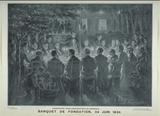 Banquet de la fête de la Saint-Jean-Baptiste de 1834. Banquet de fondation, le 24 juin 1834